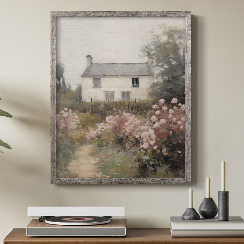 «Vintage Landscape XXVIII», reproduction encadrée - bois massif