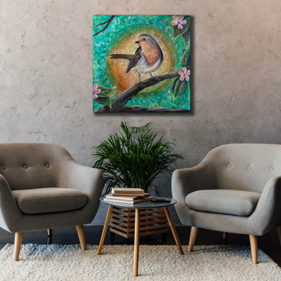  «Robin» par Verena, art mural sur toile