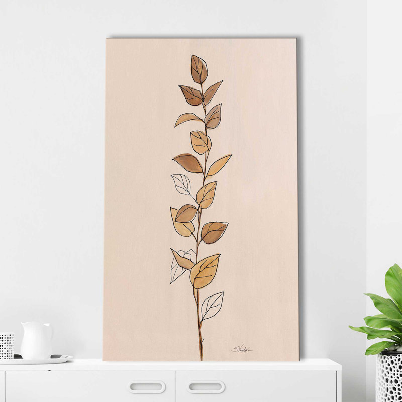 Farm Branch II - Peinture, L 18 po x H 30 po, Toile tendue