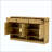 Farmhouse Sideboard With 3 Drawers & 4 Doors,Multi-Functional Storage Buffet With Adjustable Shelf And Open Storage Compartments, Suitable For Dining Room, Living Room, Entryway.-749044526