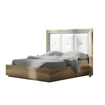 Annalya Vegan Leather Panel Bed