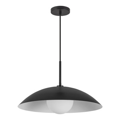 Regent 19-in Black Pendant