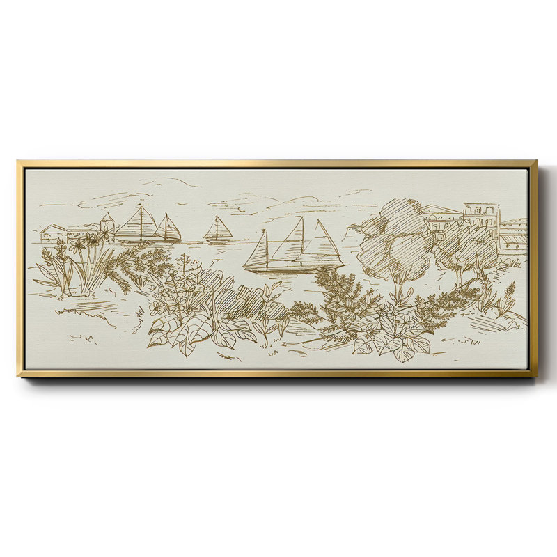 Autumn Landing II - toile encadrée, H 8 po x l 20 po