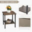 Ensemble de meubles d'extérieur en rotin, 2 chaises pivotantes avec coussins résistants aux intempéries et 1 table basse pour balcon de jardin-564333346