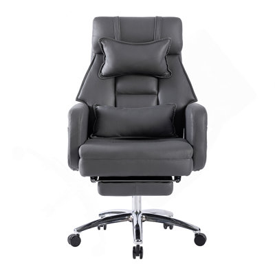 Swivel Ergonomic Office Chair, Technology Leather High Back Office Chair