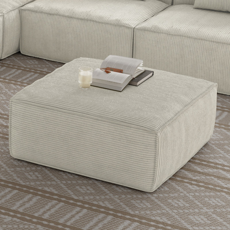 Canapé modulaire de couleur crème, siège de 118 pouces pour les réunions de famille, structure soutenue par une éponge, support en mousse à haute densité sans tracas d'assemblage, luxe inspiré du canapé-lit, s'effondrant pendant l'utilisation