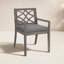 Outdoor Patio Dining Armchair with Cushion-736536818