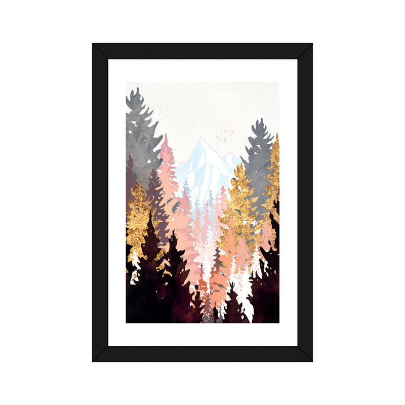 « wine forest » par spacefrog designs-print, Papier avec cadre noir, H 24 po x l 16 po x P 1 po