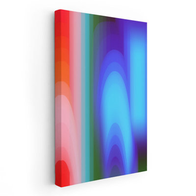 Groovy Prism Gradients II - reproduction d'art sur toile