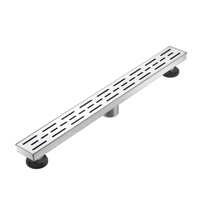 Majesta 36" Brushed Nickel linear grid drain