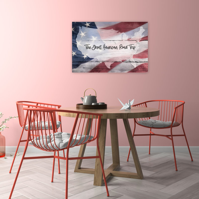 Impression sur toile The Great American Road Trip, H 24 po x l 36 po
