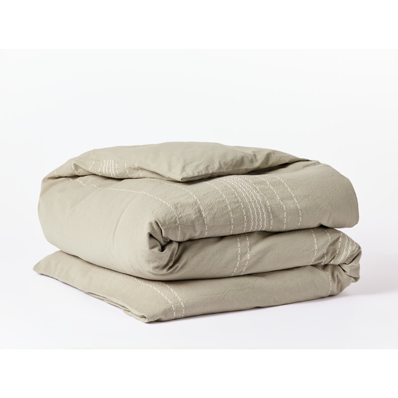 Rippled Duvet Cover, Full/Queen
