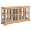 Armoire gracieuse avec lumières à DEL et tablettes réglables pour objets de collection