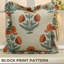 Housse de coussin en tissu à volants / à volants Fab divine, parfaite pour le lit, le salon, orange vif, 20 x 20-106744444