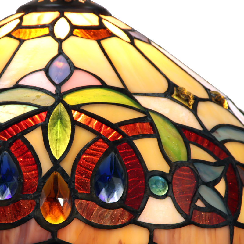 Zainab Resin Table Lamp, Dark Bronze