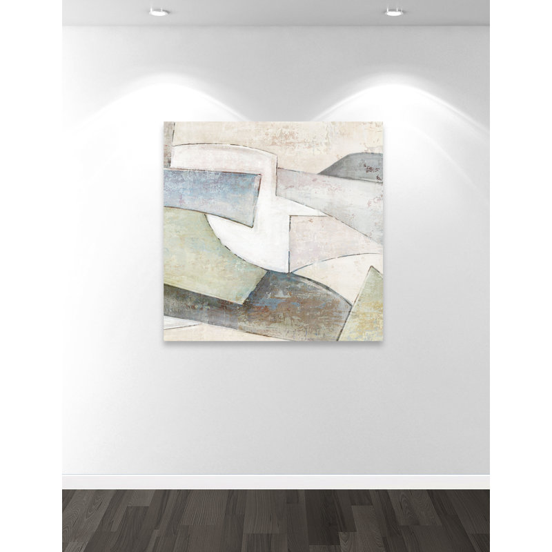 «Verdant C Courants I» par Emma Peal, Sans cadre, l 36 po x H 36 po, Toile tendue
