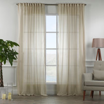 With Valance Curtains Set