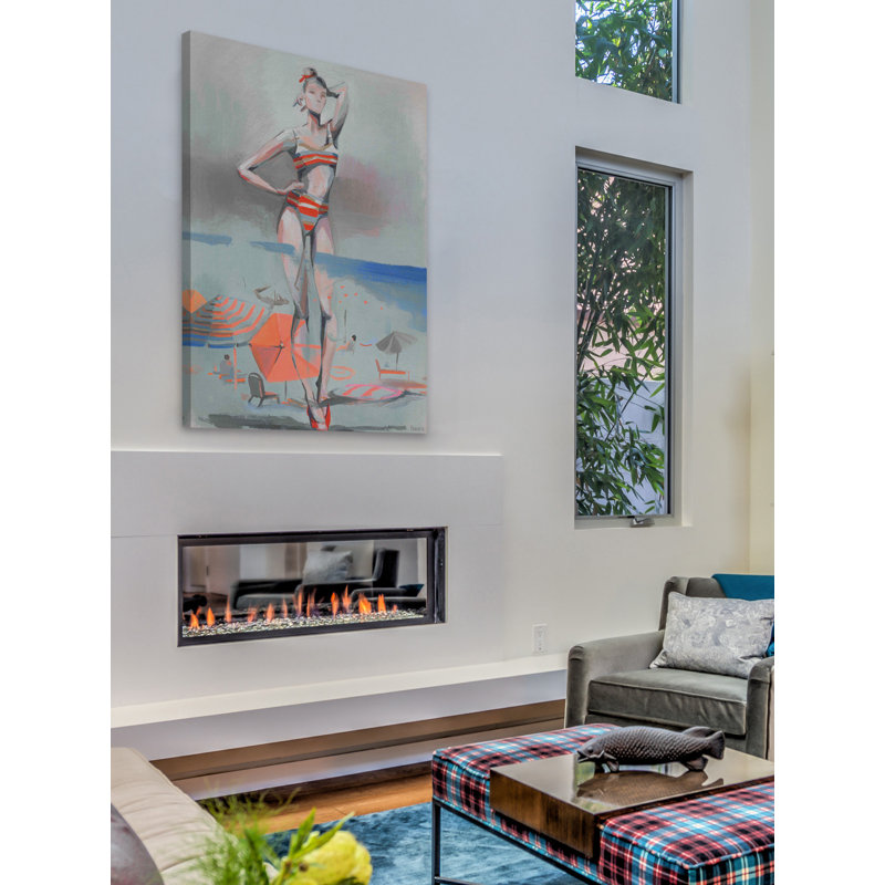 Parvez Taj - Wrapped Canvas Painting, 61cm H x 41cm W