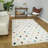 Bartucca Multicolored Diamond Shag Area Rug-1983950636