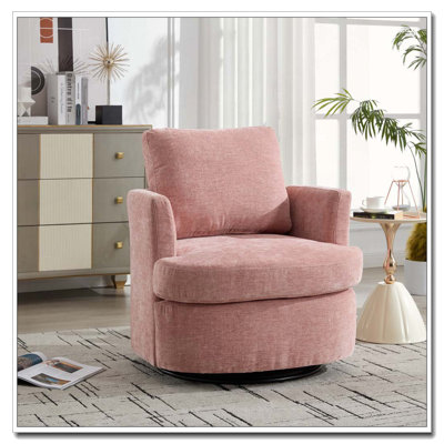 Chaise pivotante en chenille