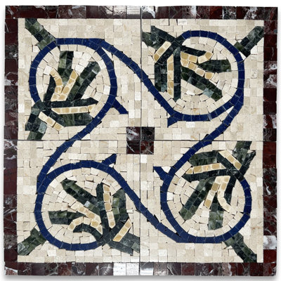 Carrelage mural en mosaïque 6 po x 6 po