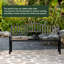Banc de parc en acier thermolaqué Dore