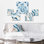 Connhal - Floral Wall Art Set Of 5