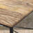 Solid Wood Top Metal Base Writing Desk