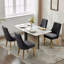 Ensemble de 2 chaises de salle à manger, chaise d'appoint de cuisine Channel