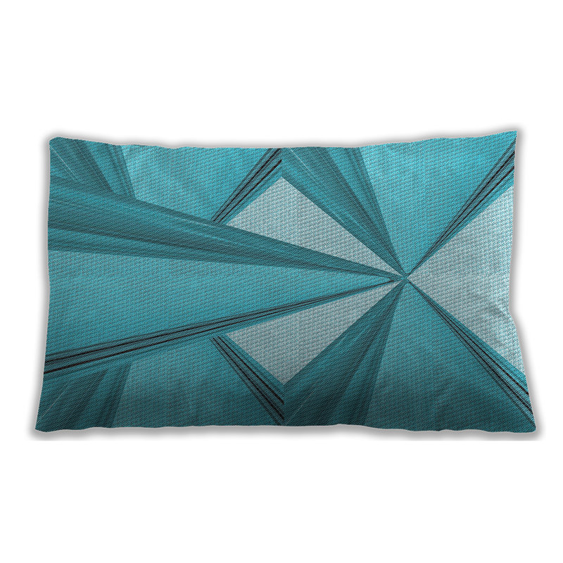 Coussin à motifs 990, Microsuède, Gris