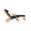 Steamer Reclining Chaise Lounge with Sunbrella Canvas Cushion-403105809