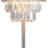 60.5 Inch Contemporary Crystal Shade Floor Lamp With Polished Chrome Base And Clear Faux Crystal Design-409221841
