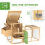 Poulailler en bois avec nichoir