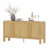 Adora Teen Dresser For Bedroom With Curved Profile Design,63" Wide Modern Chest With Adjustable Shelves,Wood Closet Clothes Storage Organizer For Kids Room, Living Room-2145263262