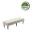 Casablanca Fabric Upholstered Bench with Wheels-1710978128
