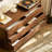 Home Retro Brass Buffet Table