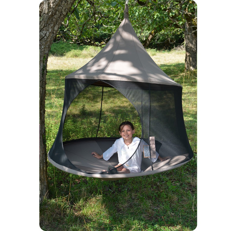 Cacoon Reto Double Hanging Chair, Grey