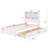 Platform Bed With Bookcase Headboard-990525489