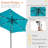 Acworth 90'' Lighted Tilt Market Umbrella-1671570136