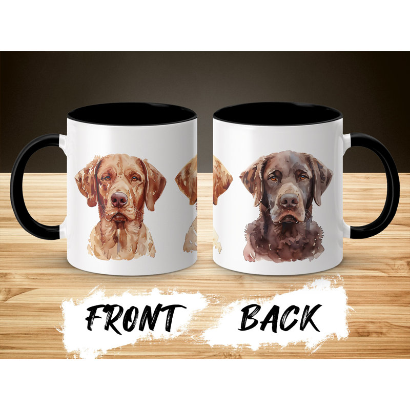 Three Labrador Retriever Design 11oz Coffee Mug, 2