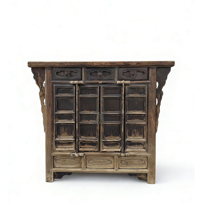 17th Century Elm Cabinet
