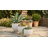 Weeda Ceramic Indoor & Outdoor Planters for Patio Living Room Decor - Flower Pots Planters for Desk, or Home Display - Set of 3,14",13", 11", White
