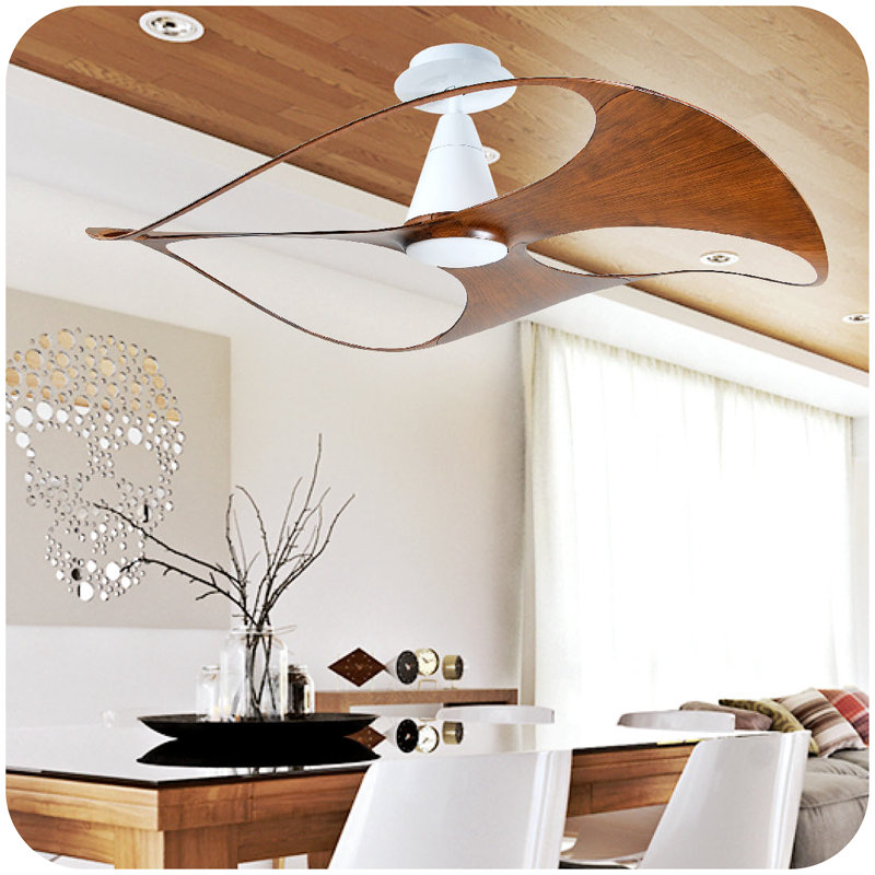 Watley 48'' Ceiling Fan with LED Lights, Walnut