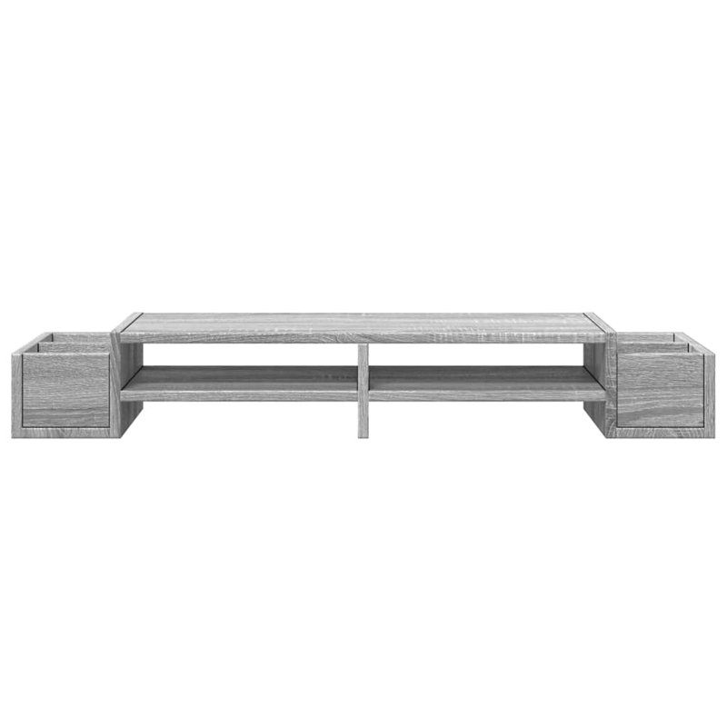 Dedrik Manufactured Wood Monitor Stand, Grey Sonoma