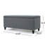 Tissu de rangement gris anthracite - 18,02 po Largeur X Hauteur 43,23 Profondeur 26,79 lb