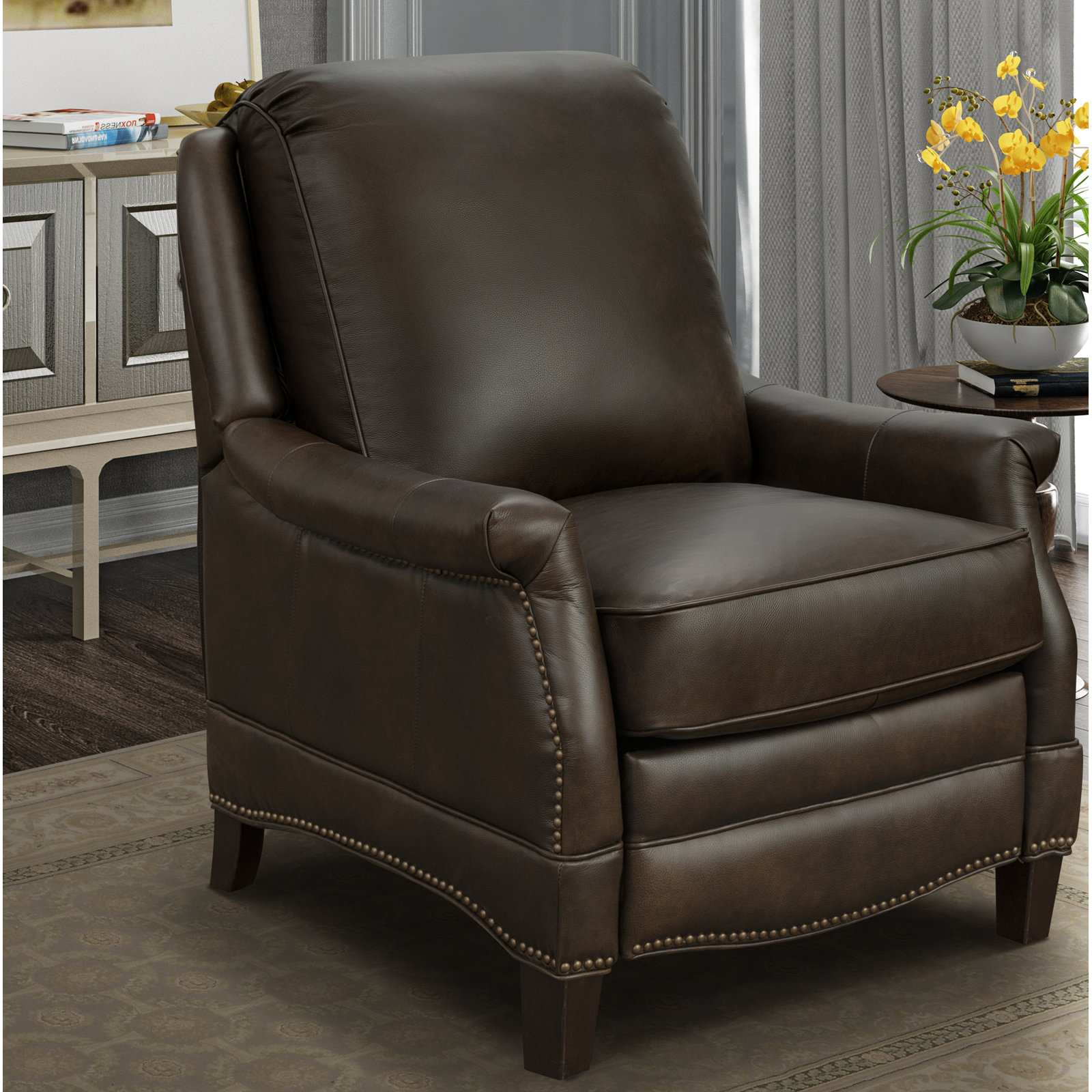 Dunlevy Recliner, Brown