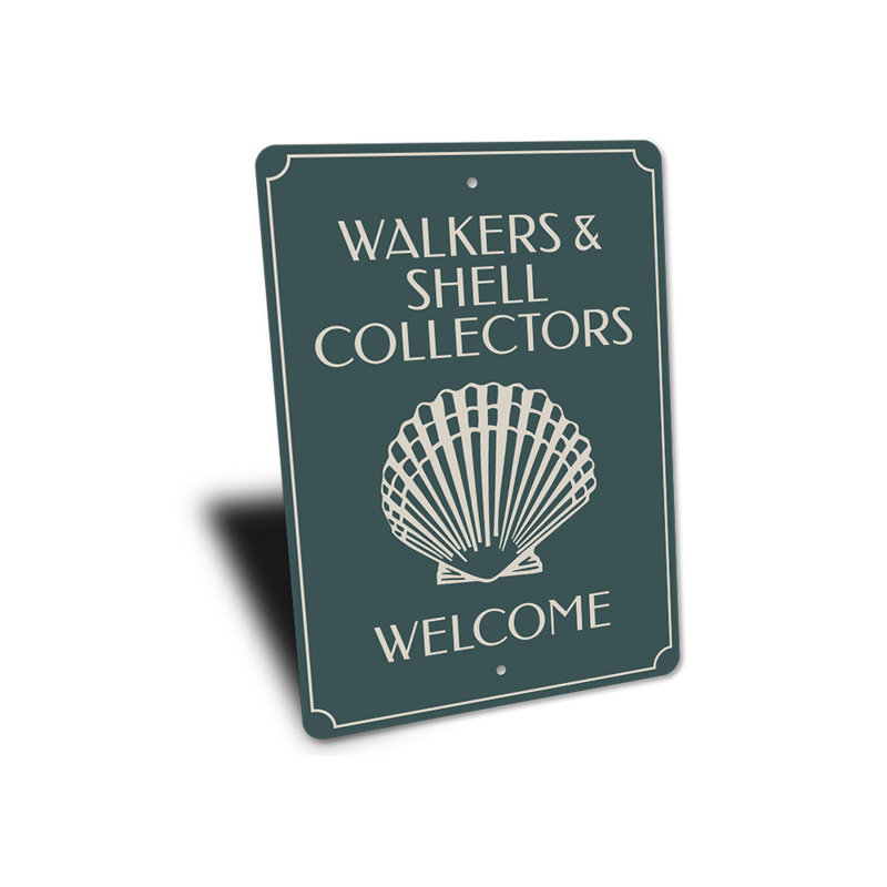 Plaque de plage en aluminium, H 18 po x l 12 po x P 0,06 po