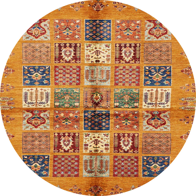 Tapis abstrait moderne 690, Rond 3 pi