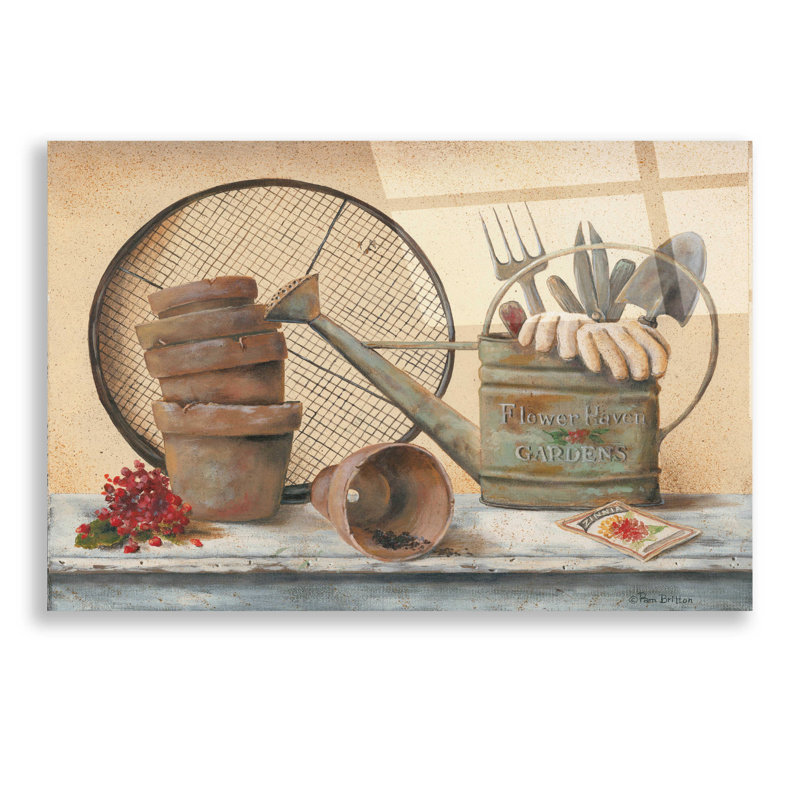 «Garden Shelf III» par Pam Britton, H 16 po x l 24 po x P 0,2 po