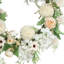 38cm Spring Artificial Peony Wreath Mixed Flowers for Wedding Decor